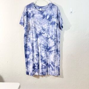 Old Navy Tie-Dye T-Shirt Dress Women Size Medium Large